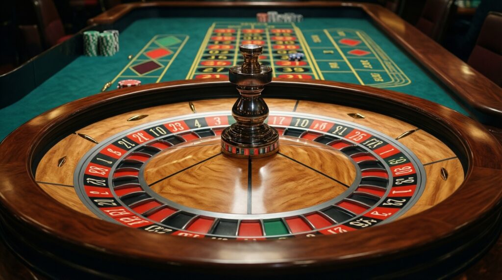 รูเล็ตแบบเดิมพันใน/นอก (Inside/Outside Bets): โปรไฟล์ความเสี่ยง-ผลตอบแทนและการจัดพอร์ตเดิมพัน - иллюстрация