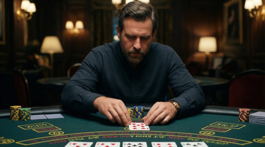การนับไพ่ (Card Counting) เชิงแนวคิด: ทำงานอย่างไร ข้อจำกัด และความเสี่ยงในการใช้งานจริง - иллюстрация