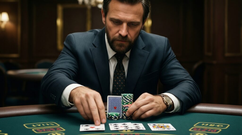 การนับไพ่ (Card Counting) เชิงแนวคิด: ทำงานอย่างไร ข้อจำกัด และความเสี่ยงในการใช้งานจริง - иллюстрация