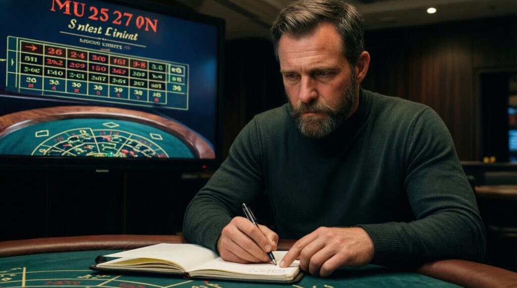 กลยุทธ์การบริหารเงินทุน (Bankroll Management) สำหรับรูเล็ต แบล็คแจ็ค และสล็อต: ตั้งงบ/ตั้งขีดจำกัดแพ้-ชนะ - иллюстрация