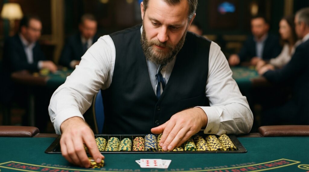 การนับไพ่ (Card Counting) แบบภาพรวม: หลักการ เงื่อนไขที่ต้องมี และความเข้าใจผิดที่พบบ่อย - иллюстрация