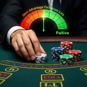 Blackjack bet sizing by advantage to manage bankroll and avoid chasing losses