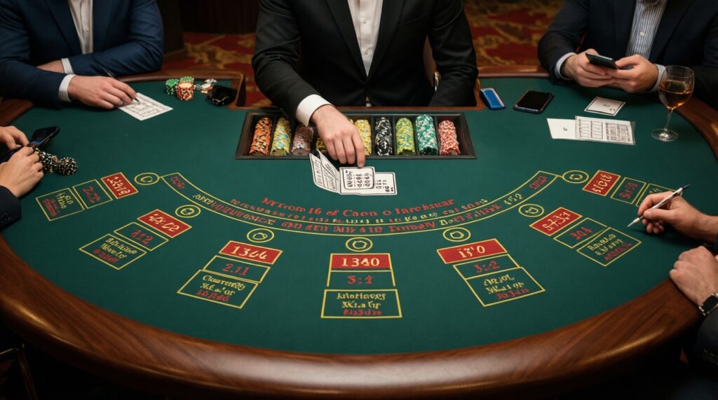 การเดิมพันข้างเคียง (Side Bets) ในแบล็คแจ็ค: คุ้มไหมเมื่อเทียบกับความได้เปรียบของเจ้ามือ - иллюстрация
