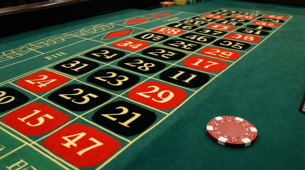 Roulette outside bets vs inside bets: variance, payout structure, and strategy implications - иллюстрация