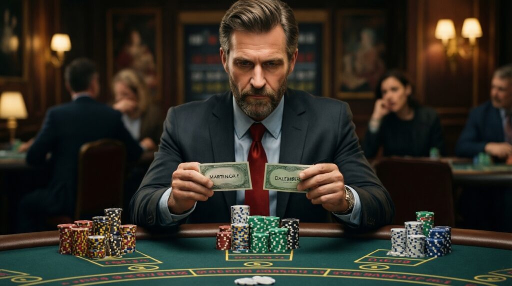 Simulation-Based Reality Check: Testing Martingale/Fibonacci/D'Alembert with Realistic Bankrolls - иллюстрация