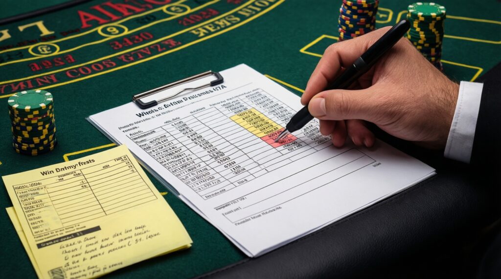 Risk of ruin: calculating how quickly a bankroll can disappear under common betting systems - иллюстрация