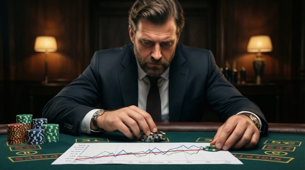 Risk of ruin explained: how variance impacts long-term survival in roulette, blackjack, and slots - иллюстрация