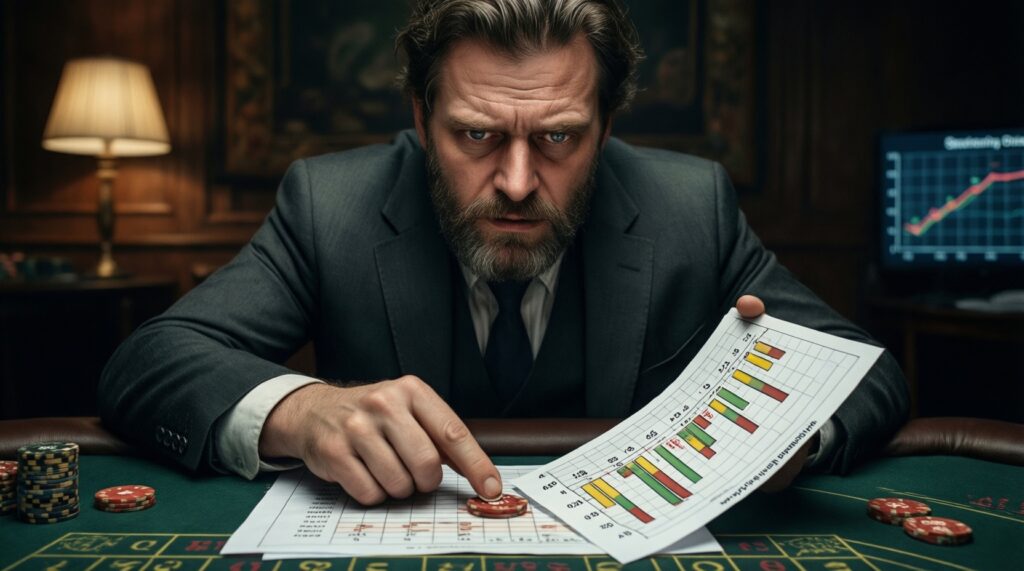 Blackjack Bankroll Strategy: Bet Sizing with Kelly, Flat Betting, and Risk-of-Ruin - иллюстрация