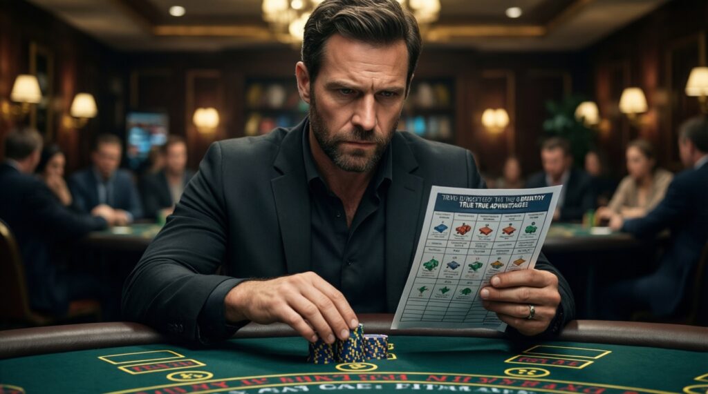 Blackjack Bankroll Strategy: Bet Sizing with Kelly, Flat Betting, and Risk-of-Ruin - иллюстрация