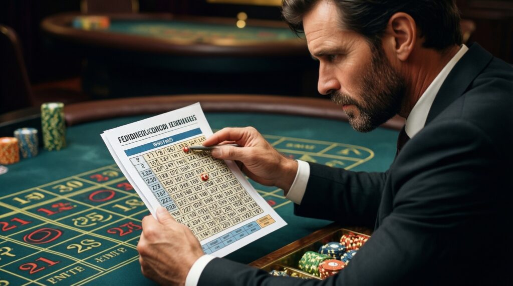 Fibonacci betting system: step-by-step examples on roulette even-money bets - иллюстрация